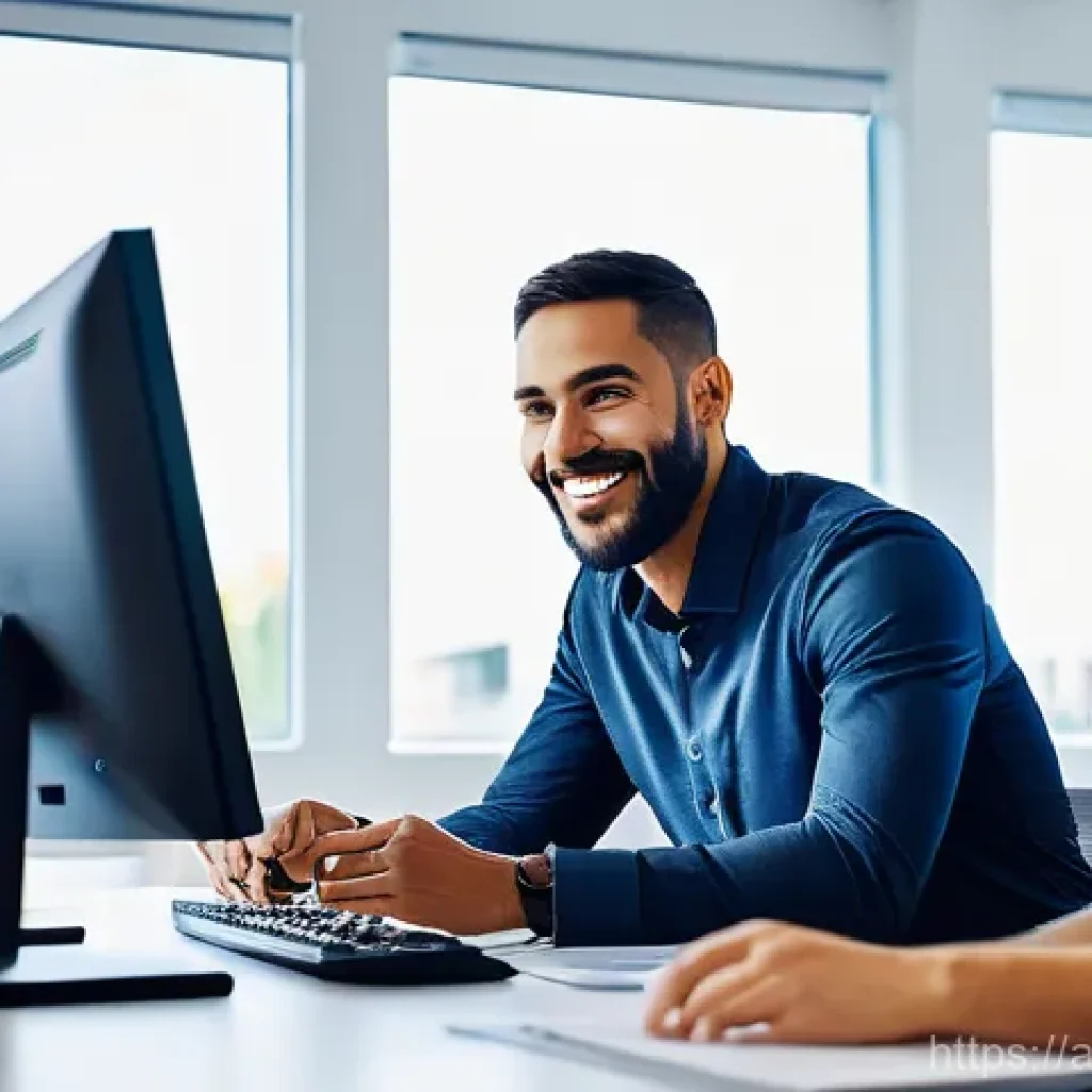 서비스관리사와 문제 해결 능력 - **Prompt 1: Customer Engagement**
    "A diverse group of professionals, including men and women of ...