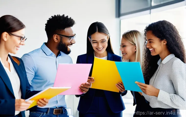 서비스관리사와 문제 해결 능력 - **Prompt 1: Customer Engagement**
    "A diverse group of professionals, including men and women of ...