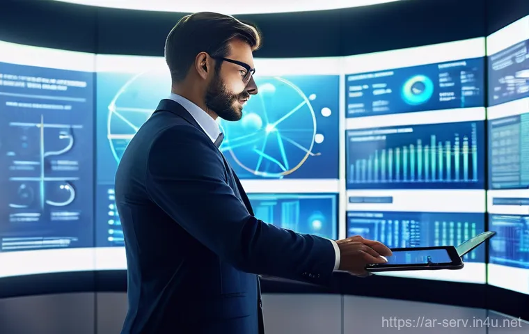 서비스관리사와 서비스 프로세스 개선 - **Prompt:** "A diverse customer experience engineer, dressed in smart, modern business attire, stand...