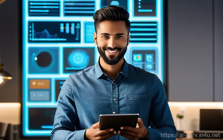 서비스관리사와 고객 데이터 활용 사례 - **"Deciphering Customer Data: The Art of Smart Listening"**
    A highly detailed, cinematic shot of...