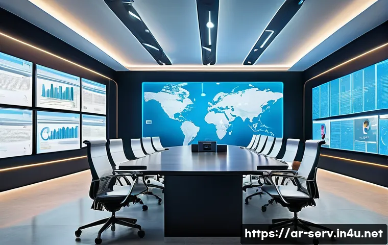 서비스관리사와 IT 서비스 관리 사례 - A modern Middle Eastern corporate office setting showcasing a diverse team of professionals collabor...