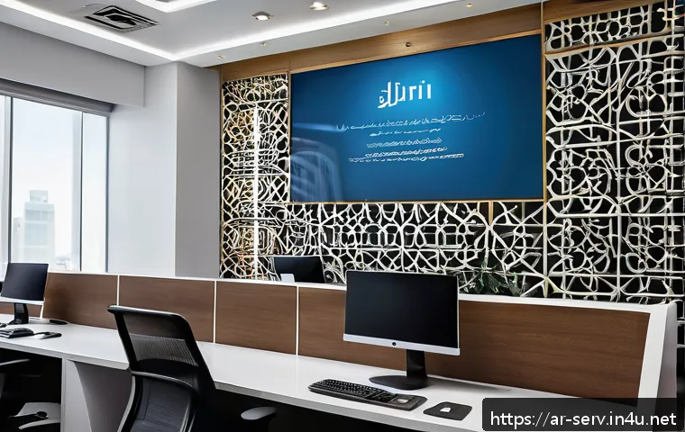 서비스관리사와 고객의 기대 관리 - A modern Arabic customer service office setting featuring diverse Arab professionals engaging in act...